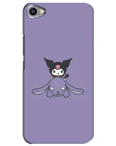 Чехол для Meizu U20 с картинкой «Kuromi на лиловом фоне»