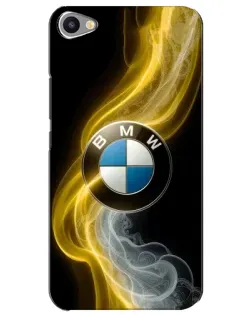 Чохол для Meizu U20 з картинкою «Золотистий дим BMW»