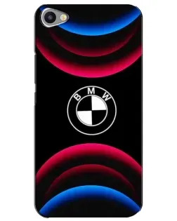 Чохол для Meizu U20 з картинкою «Логотип BMW та неонові дуги»