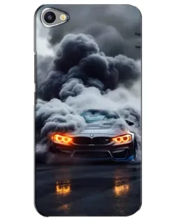 Чохол для Meizu U20 з картинкою «BMW у диму»
