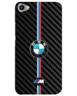 Чохол для Meizu U20 з картинкою «Емблема BMW та карбон»