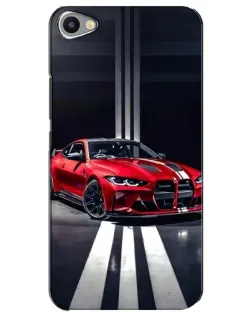 Чохол для Meizu U20 з картинкою «Червона BMW на дорозі»
