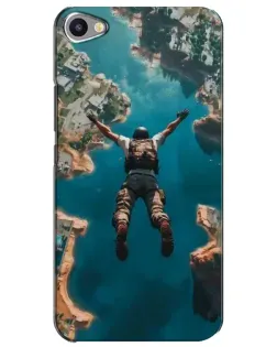 Чехол для Meizu U20 с картинкой «PUBG — свободное падение»
