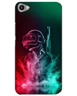 Чехол для Meizu U20 с картинкой «PUBG — огненный воин»