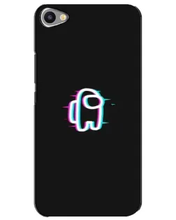 Чехол для Meizu U20 с картинкой «Among Us неон»