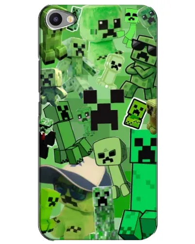 Чехол для Meizu U20 с картинкой «Криперы Minecraft» Чехол для Meizu U20 с картинкой «Криперы Minecraft»