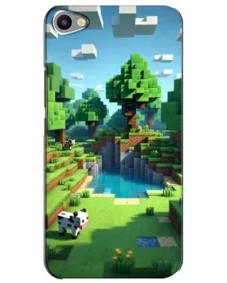 Чехол для Meizu U20 с картинкой «Minecraft летний день»