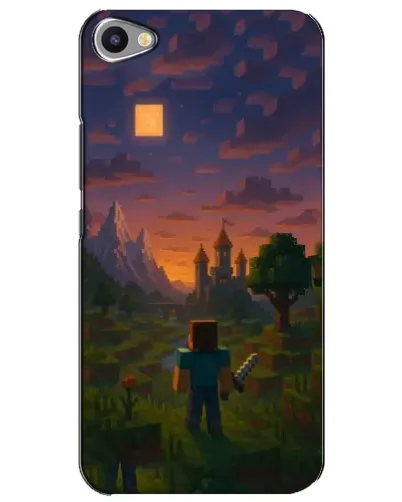 Чехол для Meizu U20 с картинкой «Стив у башни» Чехол для Meizu U20 с картинкой «Стив у башни»