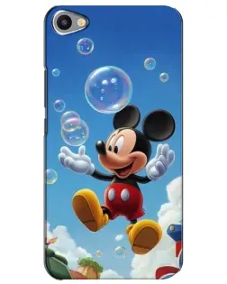 Чохол для Meizu U20 з картинкою «Mickey та мильні бульбашки»
