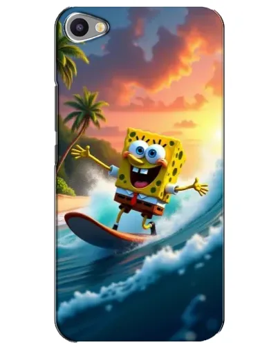 Чохол для Meizu U20 з картинкою «Губка Боб серфінгіст»
