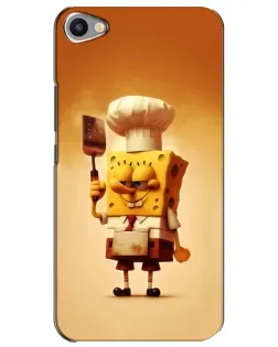 Чохол для Meizu U20 з картинкою «Губка Боб кухар»