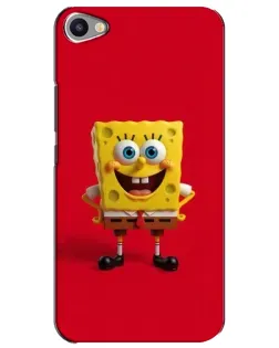 Чохол для Meizu U20 з картинкою «Спанч Боб на червоному»