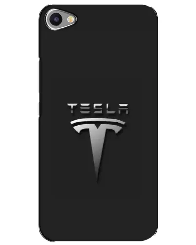 Чохол для Meizu U20 з картинкою «Сталевий логотип Tesla»