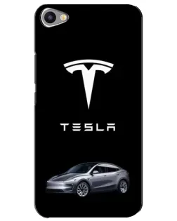 Чохол для Meizu U20 з картинкою «Tesla Model Y»