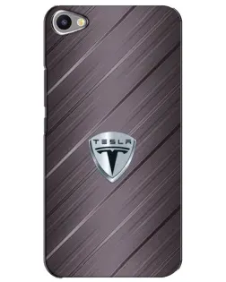 Чохол для Meizu U20 з картинкою «Металева текстура Tesla»