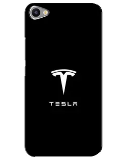 Чохол для Meizu U20 з картинкою «Tesla White Logo»