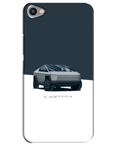 Чохол для Meizu U20 з картинкою «Сріблястий Cybertruck Tesla»