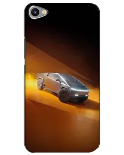 Чохол для Meizu U20 з картинкою «Cybertruck у пустелі»