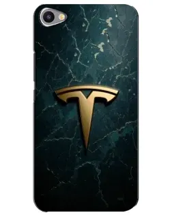 Чохол для Meizu U20 з картинкою «Мармурова Tesla Gold»