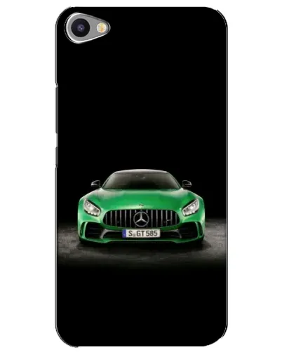 Чохол для Meizu U20 з картинкою «Mercedes — неоновий лого»