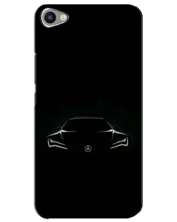 Чохол для Meizu U20 з картинкою «Mercedes — силует авто»