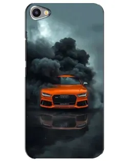 Чохол для Meizu U20 з картинкою «Audi у хмарах диму»