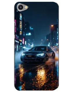 Чохол для Meizu U20 з картинкою «Нічне місто та Audi»