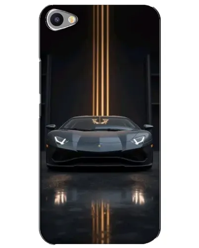 Чохол для Meizu U20 з картинкою «Lamborghini золоті лінії»