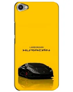 Чохол для Meizu U20 з картинкою «Lamborghini Huracan чорний»