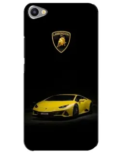 Чохол для Meizu U20 з картинкою «Lamborghini жовтий акцент»