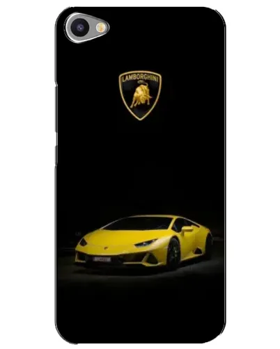 Чохол для Meizu U20 з картинкою «Lamborghini жовтий акцент»