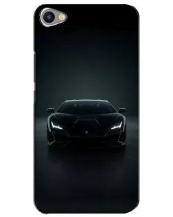 Чохол для Meizu U20 з картинкою «Чорний Lamborghini Aventador»