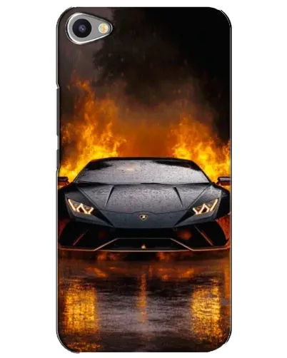 Чохол для Meizu U20 з картинкою «Lamborghini у вогні»