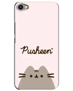Чехол для Meizu U20 с картинкой «Pusheen логотип»