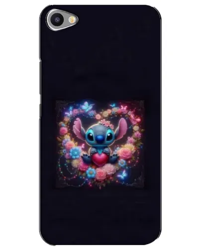 Чехол для Meizu U20 с картинкой «Stitch в цветах»