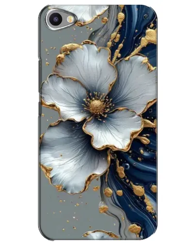 Чехол для Meizu U20 с картинкой «Белый цветок и золотой флюид» Чехол для Meizu U20 с картинкой «Белый цветок и золотой флюид»