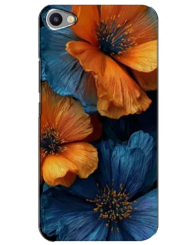 Чохол для Meizu U20 з картинкою «Яскрава синьо-помаранчева флора» Чохол для Meizu U20 з картинкою «Яскрава синьо-помаранчева флора»