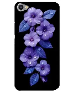 Чехол для Meizu U20 с картинкой «Фиолетовые цветы с росою» Чехол для Meizu U20 с картинкой «Фиолетовые цветы с росою»