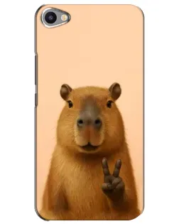 Чехол для Meizu U20 с картинкой «Капибара виктория»