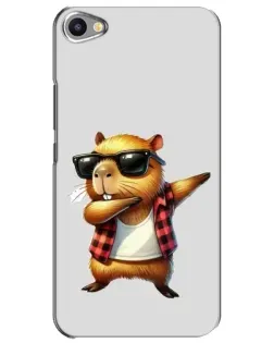 Чехол для Meizu U20 с картинкой «Капибара рэпер даб»