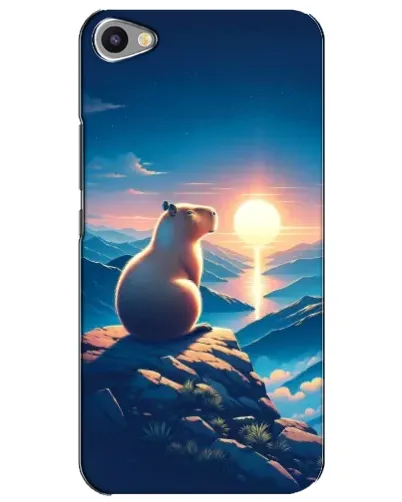 Чехол для Meizu U20 с картинкой «Закат солнца с капибарой» Чехол для Meizu U20 с картинкой «Закат солнца с капибарой»