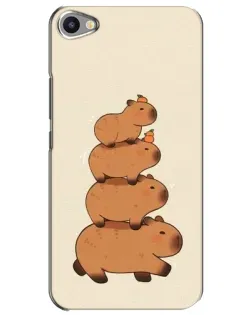 Чехол для Meizu U20 с картинкой «Башня из капибар»