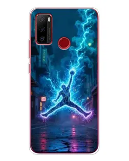 Чехол для Ulefone Note 10 с картинкой «Jordan Gold Jumpman»