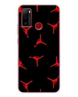Чехол для Ulefone Note 10 с картинкой «Jordan Red Pattern»