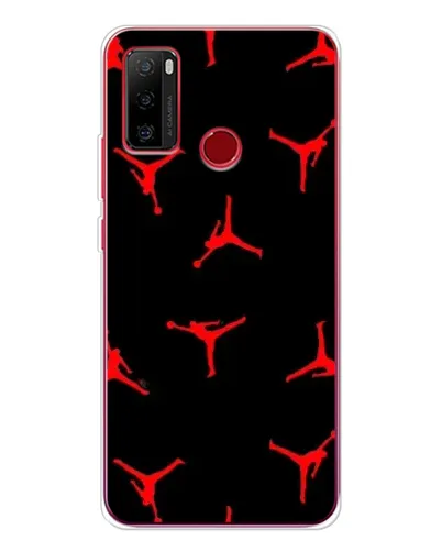 Чохол для Ulefone Note 10 з картинкою «Jordan Red Pattern»
