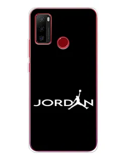 Чохол для Ulefone Note 10 з картинкою «Jordan White Logo»