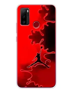 Чохол для Ulefone Note 10 з картинкою «Jordan Red Smoke»