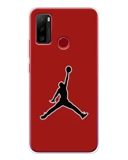 Чохол для Ulefone Note 10 з картинкою «Jordan Red Back»
