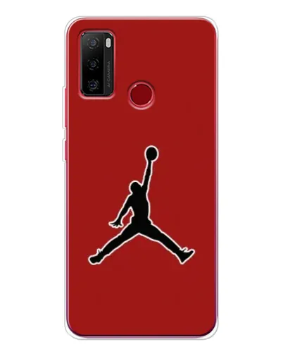 Чохол для Ulefone Note 10 з картинкою «Jordan Red Back»