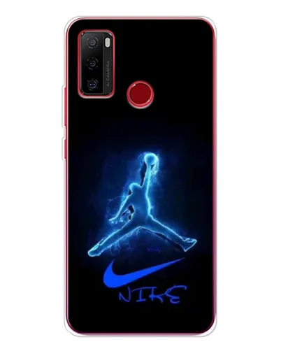 Чохол для Ulefone Note 10 з картинкою «Jordan Neon Blue»
